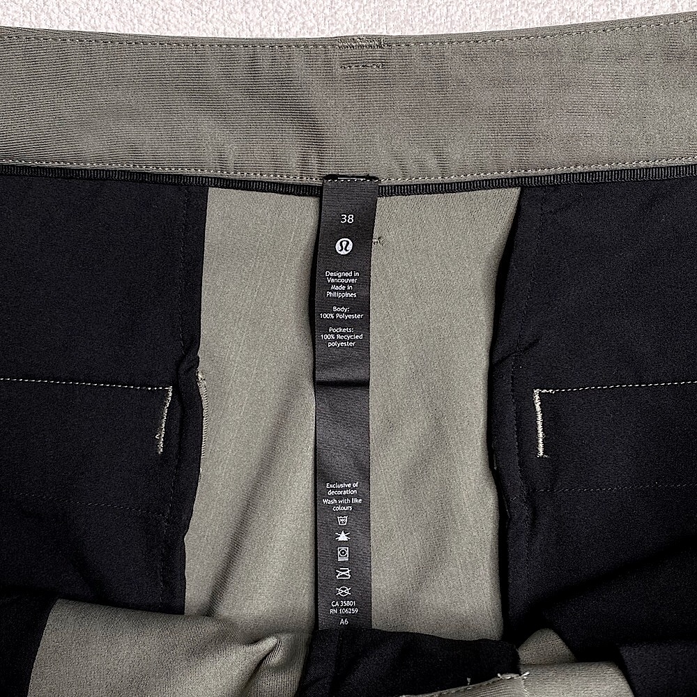Lululemon Men’s ABC Classic-Fit Short 9" Inseam *WovenAir `Rover’ Size (38) - Picture 5 of 13